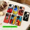 Minimalist Style Phone Case For iPhone17,16,15,14,13,12,11 Plus,Pro Magnetic with Magsafe Wireless Charging