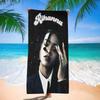 Singer R-Rihanna Microfiber Printed Beach Towel Mountain Climbing Yoga Beach Swimming Running Absorbent Soft Towel