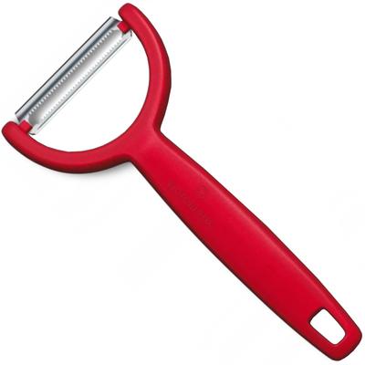 Ypso Horizontal Peeler with Serrated Blade, Length 145 Mm - Red