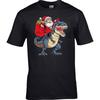 Santa Claus Riding Dinosaur T-Rex Shirt, T-Rex Lover Xmas Shirt, Dinosaur Christ Unisex T-Shirt