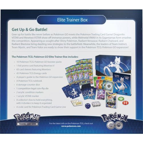 Pok?mon TCG: Pok?mon GO Elite Trainer Box (10 Boosters, Mewtwo Foil Promo Card & Premium Accessories)