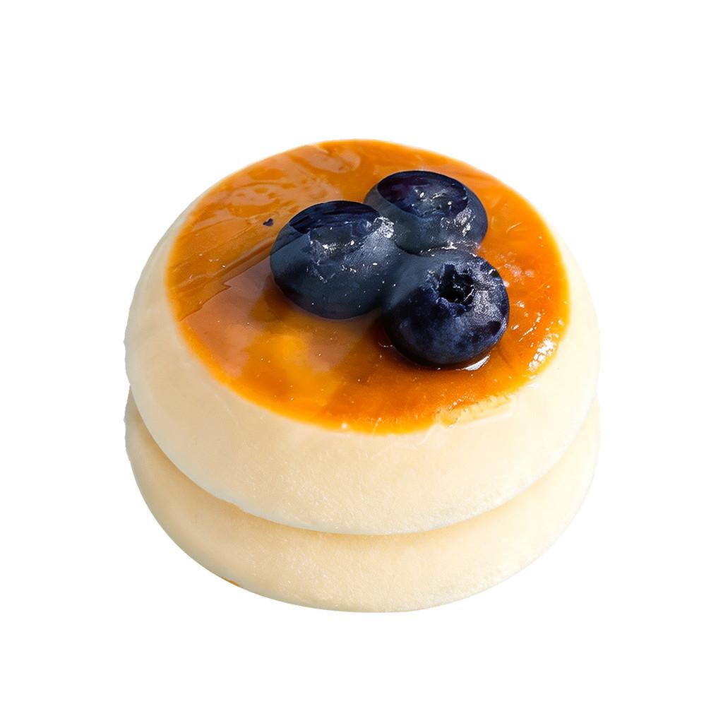 Food Grade Silicone Blueberry Souffle Stress Relief Toy With Anime Character For Kids And Adults