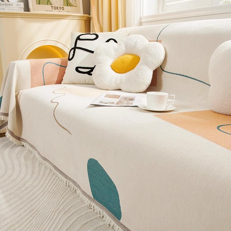 

Нескользящее полотенце для волос Nordic Snow Neil Sand, универсальный чехол для дивана Four Seasons, высококачественное одеяло для дивана 180*130cm