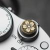 Camera Brass Shutter Release Button Tactile Grip Pattern Engraveds Detail For XT5/XT30 A7C2 Camera Secure Operations