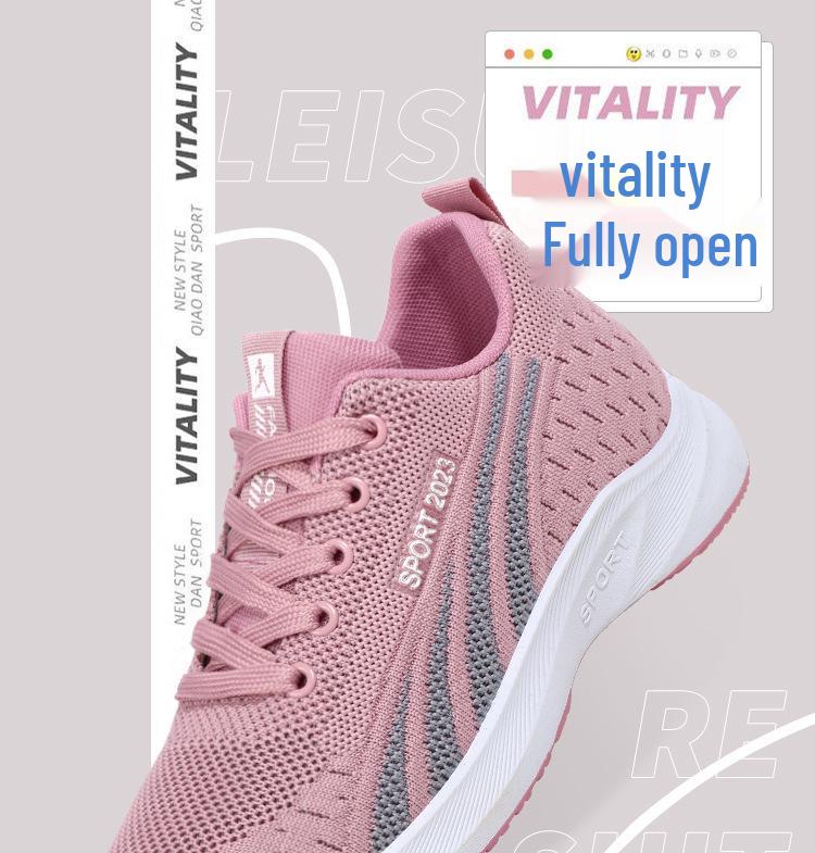 Herbst Damen Casual Laufschuhe mit weicher Sohle - Bequemes & vielseitiges Sportschuhwerk