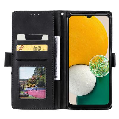 For Samsung Galaxy A17 5G/A17 4G/A26 5G Case RFID Blocking Wallet Stand Leather Phone Cover with Wrist Strap