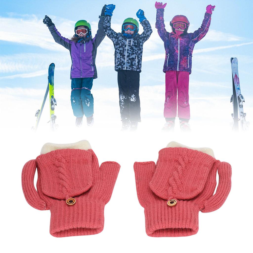 2 PEÇAS Luvas Aquecidas por USB Luvas de Tricô com Aquecimento Dupla Face Temperatura Luvas Térmicas