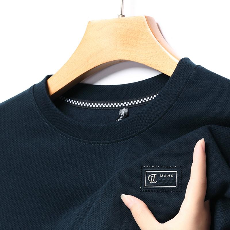 Men's Fashion Sweatshirt Autumn New Round Neck Long Sleeve T-shirt Youth Casual T-shirt Men's Tops Men