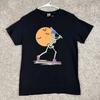 Gildan Baseball Skeleton Unisex T-Shirt Size Small
