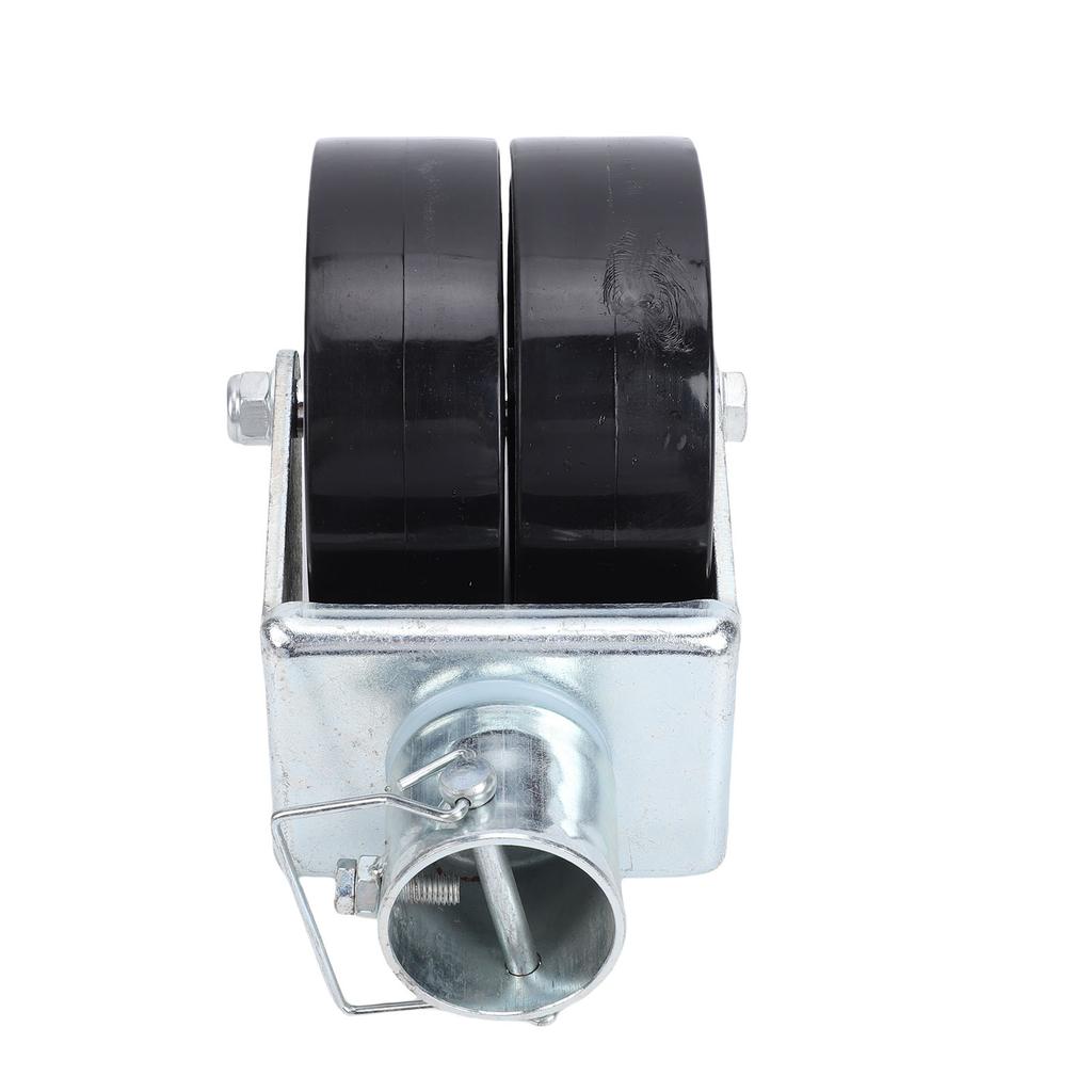 Trailer Jack Wheel 6 Inch Double Wheel Design 2,000lb Load Capacity Trailer Jack Swirl Caster for Boat RV
