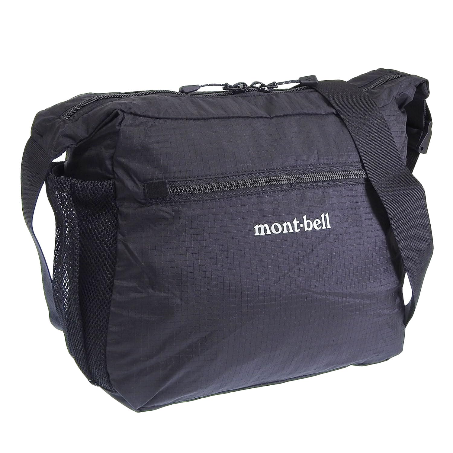 

Montbell Men s and Women s Nylon Pocketable Light Shoulder Bag, Size S (1123969) (Black)