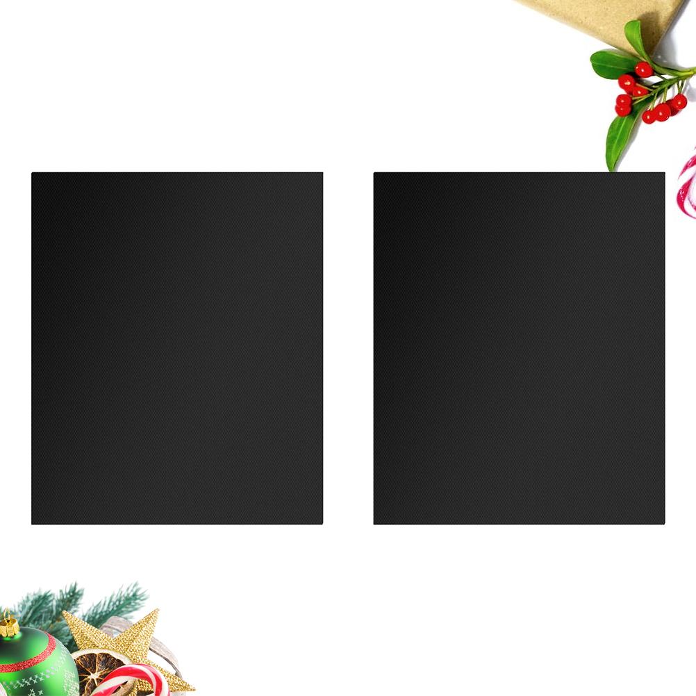 2Pcs Heat-Proof Bbq Grill Mat Non-Stick Reusable Cooking Sheet for Shrimp Steak Veggie Bbq on All Grill Types