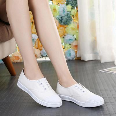 Pantofi de pânză pentru femei Pantofi casual pentru femei Pantofi de primăvară/toamnă pentru femei Pantofi albi de designer