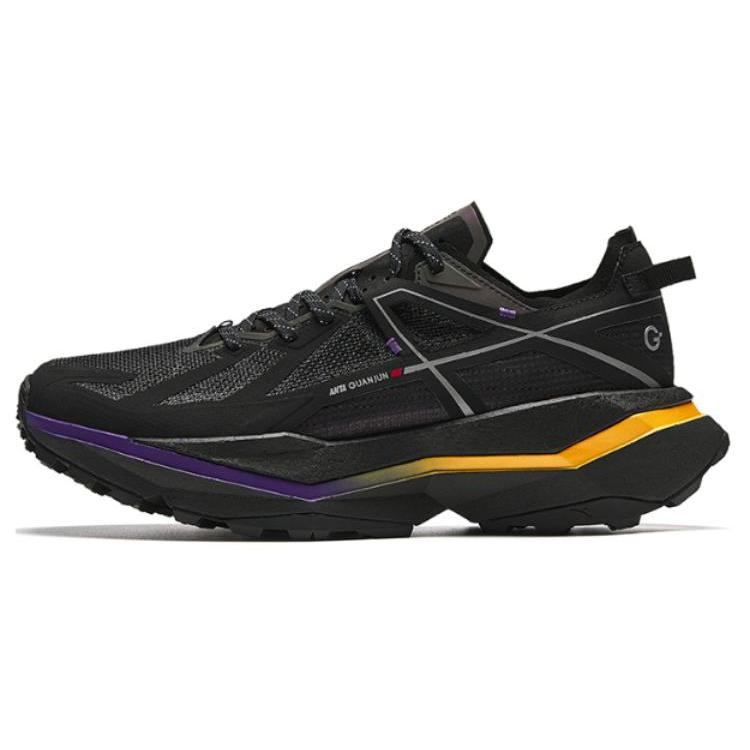 

new Anta Falcon Hunting Cushioning Wear-Resistant Low-Top Outdoor Shoes Men s Black Yellow 40