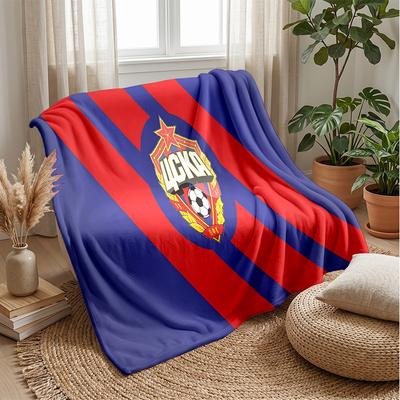 CSKA Moscow Theme Blanket Soft Flannel Fleece Blanket Warm Lightweight Throw Blanket for Home Sofa Bed