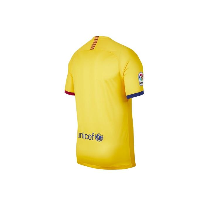 Nike Φανέλα Ποδοσφαίρου FC Barcelona Vapor Away Έκδοση Φιλάθλων Σεζόν 2019/20 Ανδρικά Μπλούζες Κίτρινο AJ5531-728
