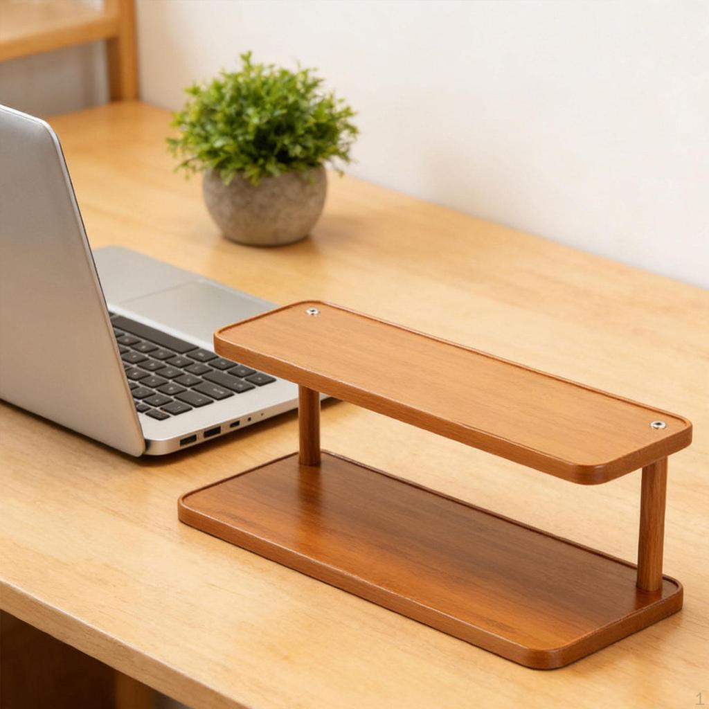 Storage Shelf, 2-tier, for Kitchen Cabinets, Cups And Perfume, Office, Bedroom, Sculptures Toys