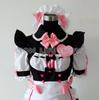 Biamoxer Womens NEKOPARA Chocola Vanilla Maid Cosplay Costume Sexy Cute Dress Full Set
