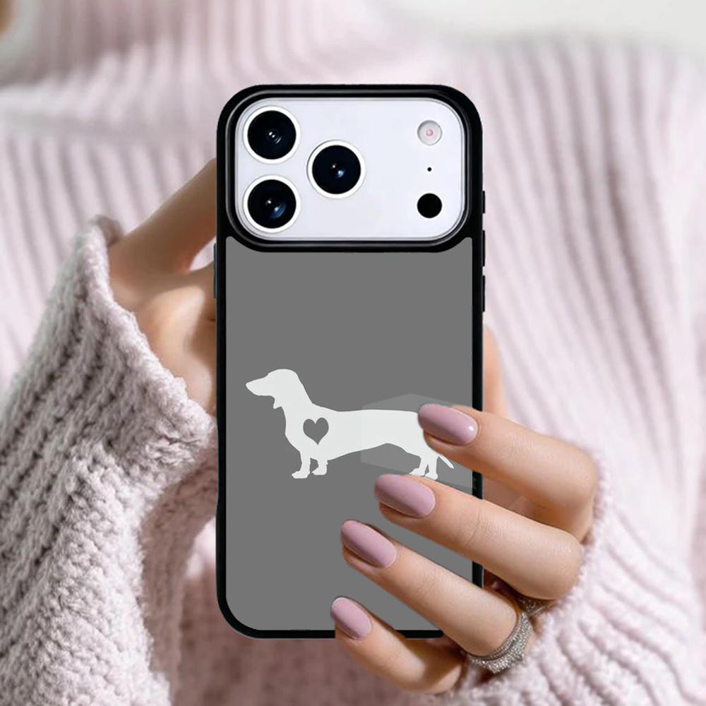 Dackel Würstchenhund Liebe Handyhülle Für Apple iPhone 17 Air 16E 15 14 Plus 13 12 11 Pro Max Mini Funda Cover