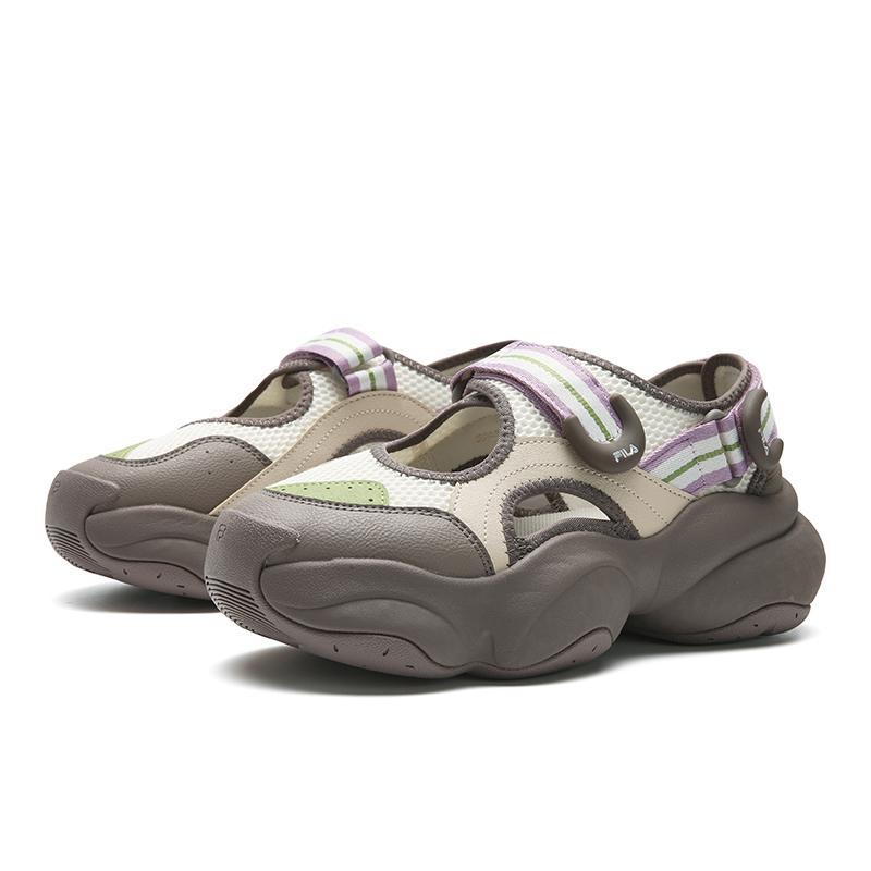 FILA BAGEL SANDAL River Trekking Shoes Women's Micro White/Misty Purple F12W622401FWM