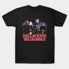 Men Black Print T-shirt Hellbound Hellraiser Ii Cenobites No-Cut Transfer Paper Print Cotton Tshirt