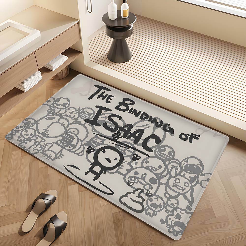 T-The Binding Of Isaac Floor Mat Kids Room Bedroom Decoration Balcony Anti-Slip Doormat Living Room Welcome Rug