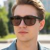 Women's Sunglasses Men's Retro Square Frame Sunglasses