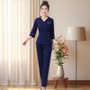 Women's Elegant Short Sleeve Spa Technician Uniform Set 2026
