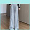 Women Spring Autumn Loose Fit Wide Leg Casual Trousers For Daily Wear