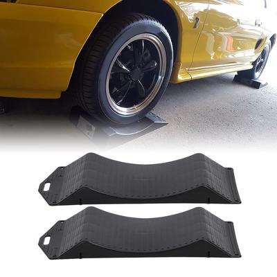 2PCS Tire Saver Ramps Heavy Duty Powerful Load Bearing Capacity Slip Resistant for Car Truck SUV RV Trailer Camper