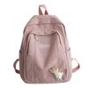 Stripe Cute Corduroy Woman Backpack Schoolbag for Teenage Girls Boys Luxury Harajuku Female Fashion Bag Student Lady Book Pack