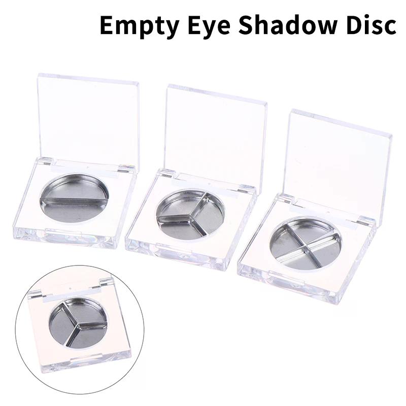 2.5g Empty Portable Eyeshadow Palette Blusher Box Solid Ointment Box Cosmetic Makeup Case Round Storage Container