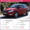 for Skoda Fabia 2 MK2 5J Hatch Wagon Comib 2008~2014 Chrome Door Handle Cover Car Accessories Stickers Trim Set 2010 2011 2013