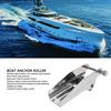 Boat Anchor Roller Stainless Steel 200mm Polished Bow Roller Holder for Yacht Trailer Marine with Spring Pin