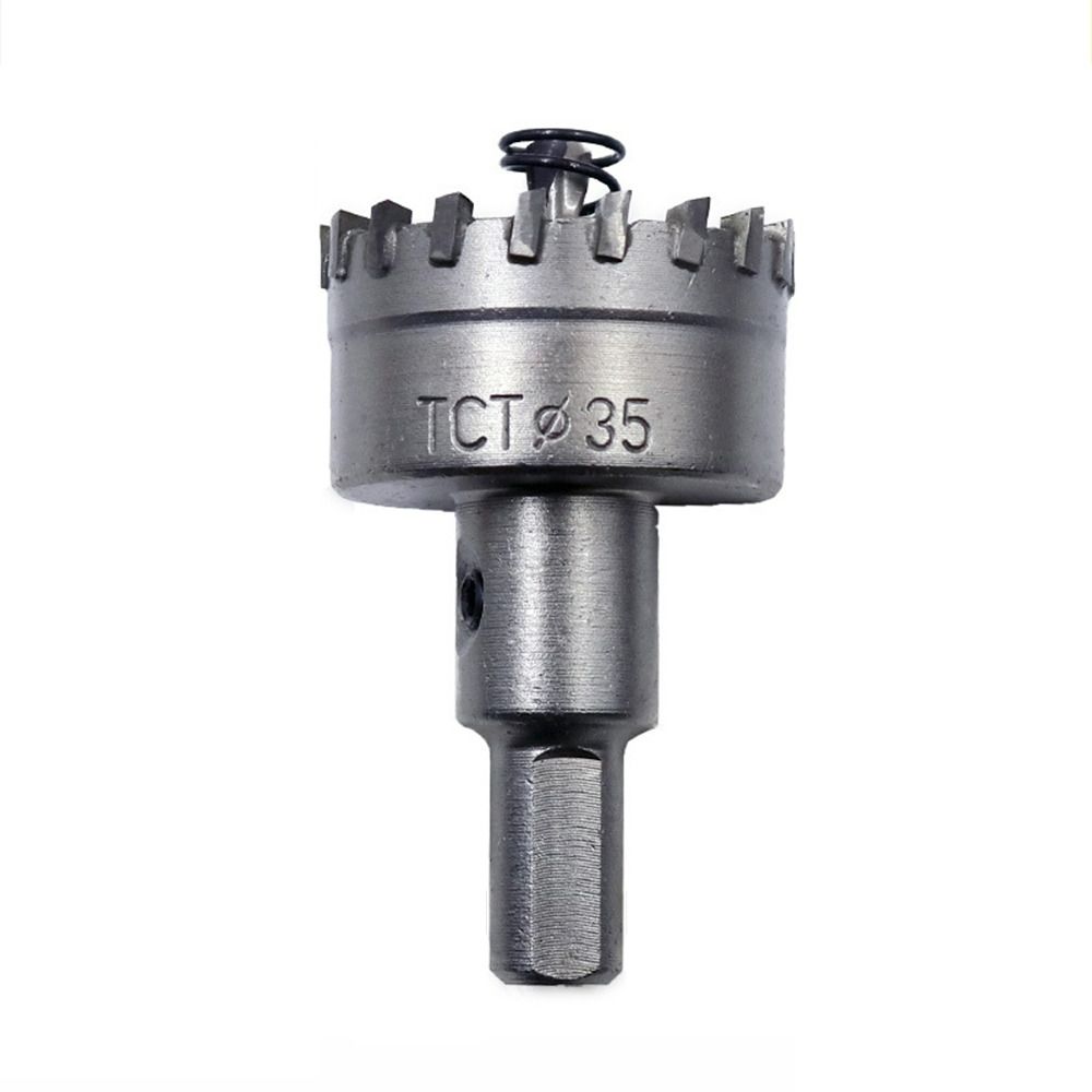 16~35mm TCT Hole Saw Silver Carbide Tip Cutter Durable Hole Opener Metal Pipe