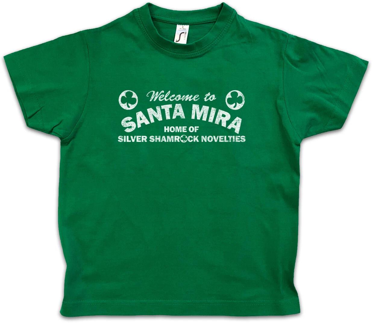 SANTA MIRA Kids Boys kids boys T-Shirt Road Logo Company Cloverleaf Halloween City 100