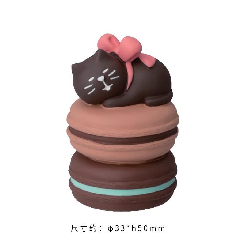 Cute Cat Refrigerator Sticker Grocery Zakka Bread Coffee Shop Decorative Gift Magnetic High Value Refrigerator Jewelry