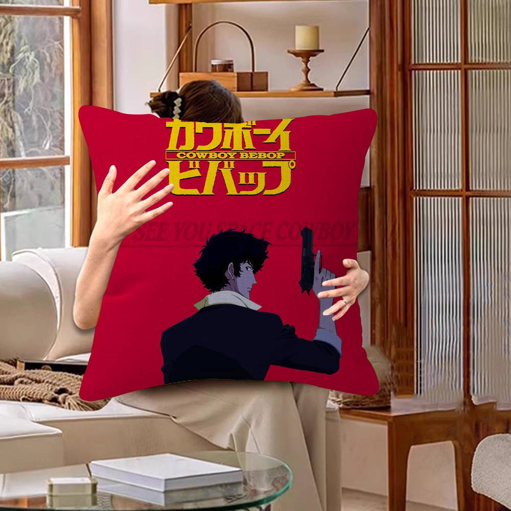 C-Cowboy B-Bebop Anime Cushion Cover Decorative Pillow Sofa Home Decor Case Pillow Cases