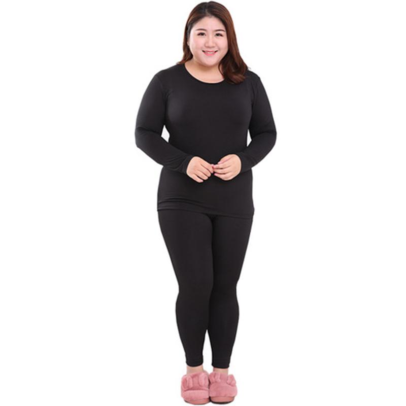 Plus Fat Plus Size Fat Sister Qiuyi Pantalones largos Traje de dama Use  camisa ajustada de invierno Warm Bottoming Shirt comprar a buen precio —  entrega gratuita, reseñas reales con fotos — Joom