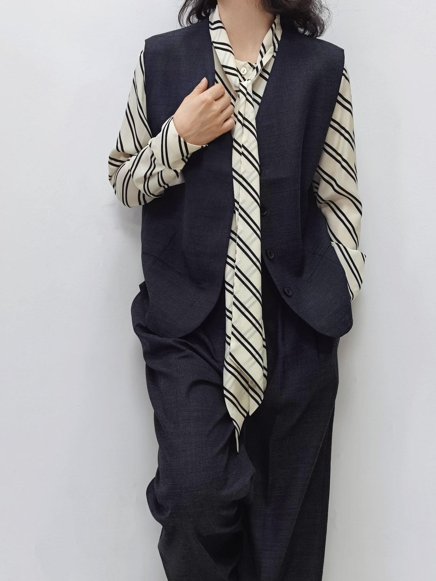 

High-Waist Slim Fit Women s Wool Suit Pants - New Style, Extra Long Wide Leg, Loose Casual Drape 34