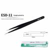Bent Tip Stainless Steel Precision Tweezers: Fine-Point, Anti-Static Tool for Hair, Acne, Bird's Nest Picking, and Repair.