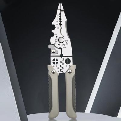 Pince à sertir multifonctionnelle pour fils, coupe-câbles, dénudeur de fils électriques automatique réglable, outil à main pour dénuder les bornes
