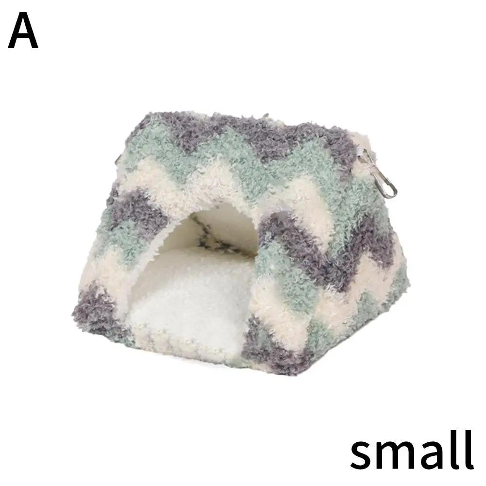 Warm Bird Nest Winter House Hanging Hammock Cage Accessories Plush Hideaway For Parrot Hummingbird Decoration Bird Cages P9Z2