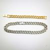 European and American Hip-hop Men's 15mm Flat and Simple Cuban Necklace, Trendy Light Luxury Men's Accessories