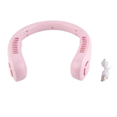 Ventilator USB de Gât 3 Niveluri Zgomot Redus Reîncărcabil Fără Lame Autonomie Lungă a Bateriei Ventilator Portabil de Gât pentru