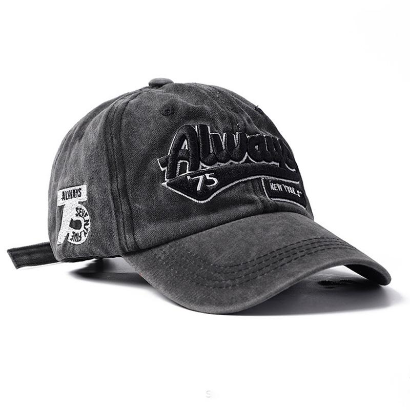 

Бейсболка с вышитыми буквами в стиле ретро для мужчин и женщин, стираная хлопковая спортивная шляпа от солнца унисекс Snapback Dad Trucker Hip Hop