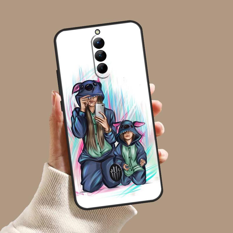 Super Mom Baby Girl Son Daughter Case For ZTE Nubia Red Magic 10S 9S 8S 8 9 10 11 Pro Plus 5G 6R 6 7 6S 7S Pro 10 Air Cover