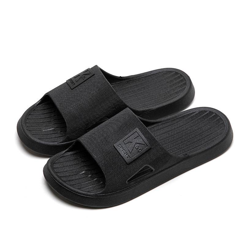 Fashion New summer slippers for indoor home bathroom non-slip thick soft sole slippers for women outdoor wear  mens slippers  shoes men