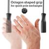 8PCS Plastic Octagonal Handle Caps Antislip Grip Foosball Machine Replacement Part For Table Soccer Maintenance
