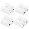 200PCS 2 Port Press Terminal Connectors 10A Quick Connector Cable Clamp  For Automotive